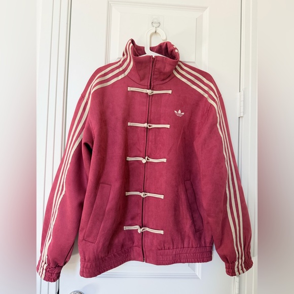 Adidas Unisex Chinese CNY Casual Red Jacket - Picture 2 of 3